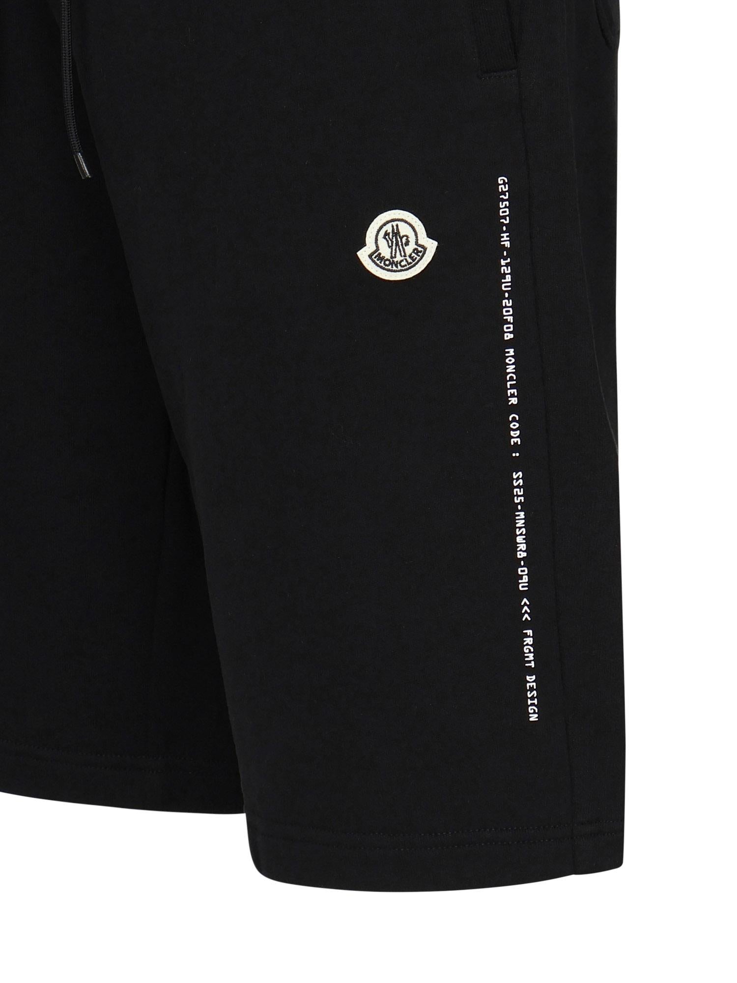 Shorts in cotone con logo Moncler x FRGMT K109U8H00001 M5214999 MONCLER 