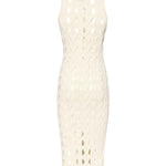Abito midi in maglia traforata 105190 A2LWC00 PINKO 