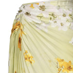 Gonna plissettata con stampa floreale 104678 A2F2VGB PINKO 