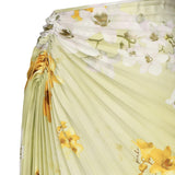 Gonna plissettata con stampa floreale 104678 A2F2VGB PINKO 