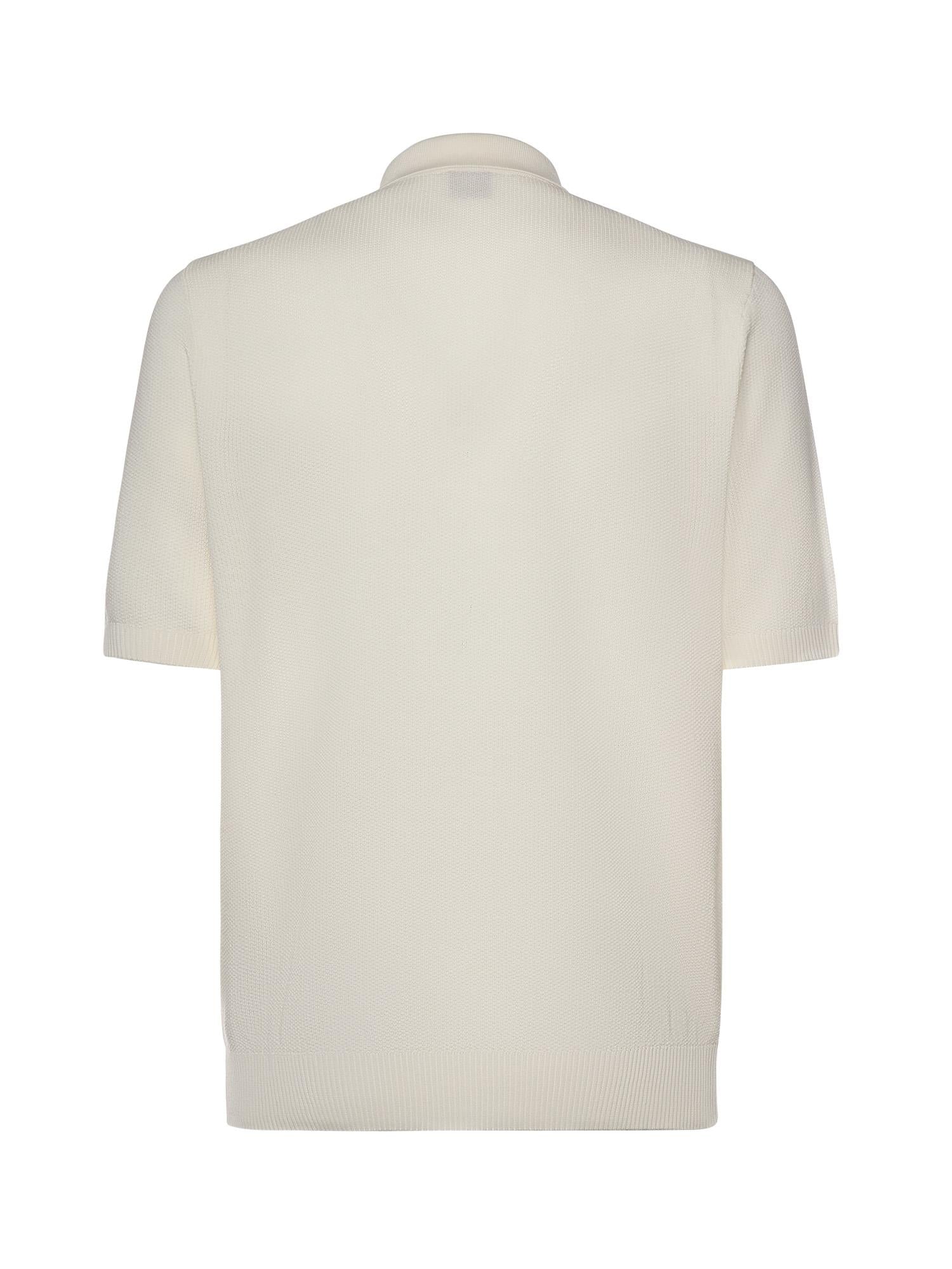 Polo con zip in cotone M76MAGM90MAG0M008 01 ELEVENTY 