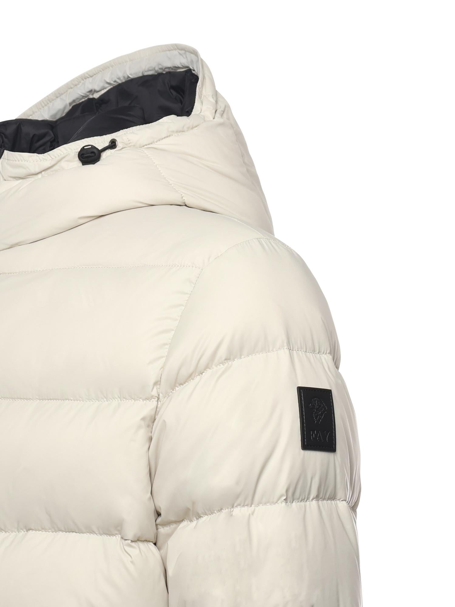 Piumino double front in popeline calandrato NAM32510620XMH B004 FAY 