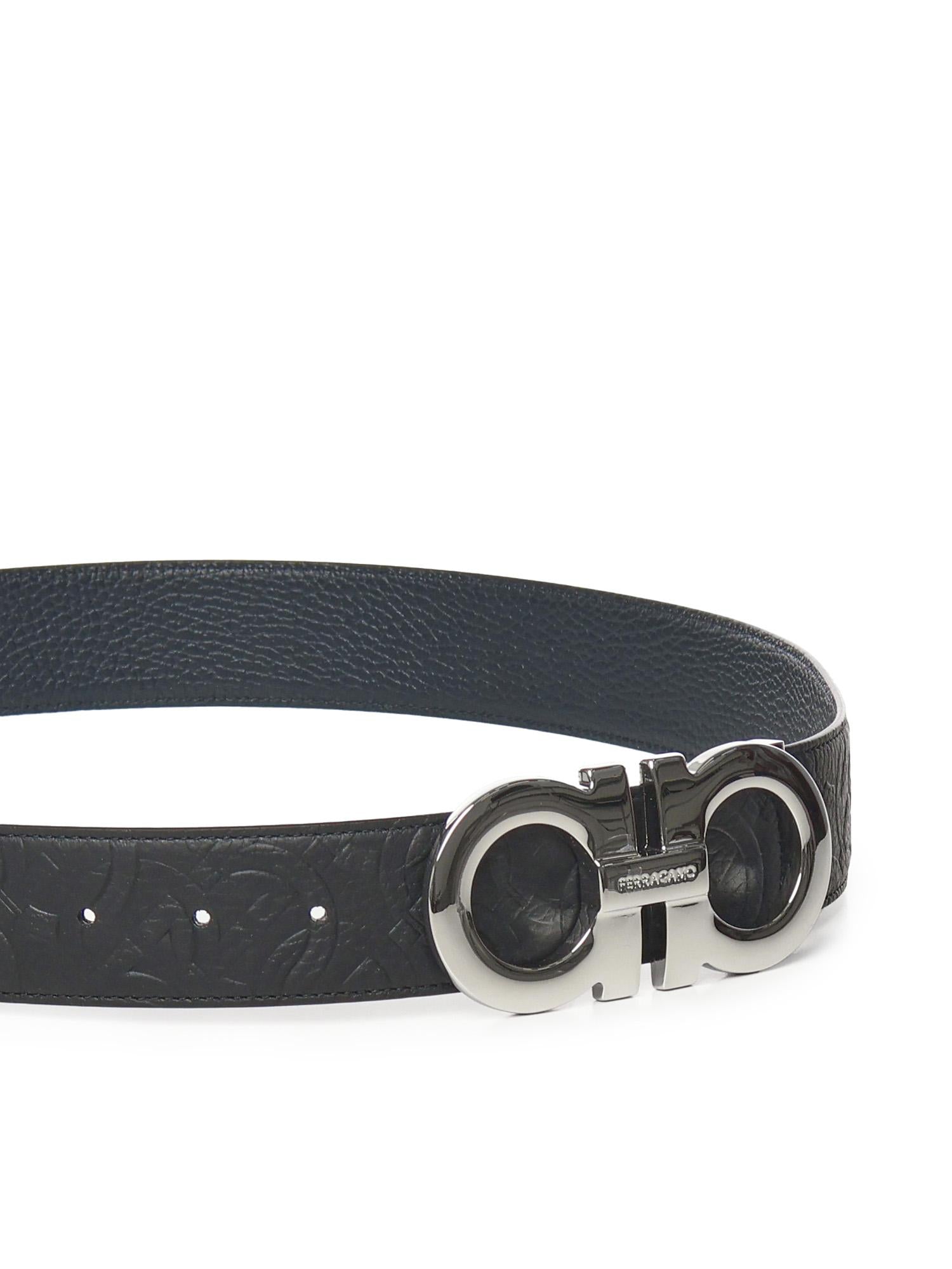 Cintura Gancini in pelle 670270 765034003 FERRAGAMO 