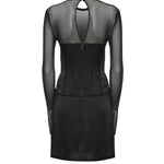 Mini abito corsetto in raso 115252 100 ROTATE 