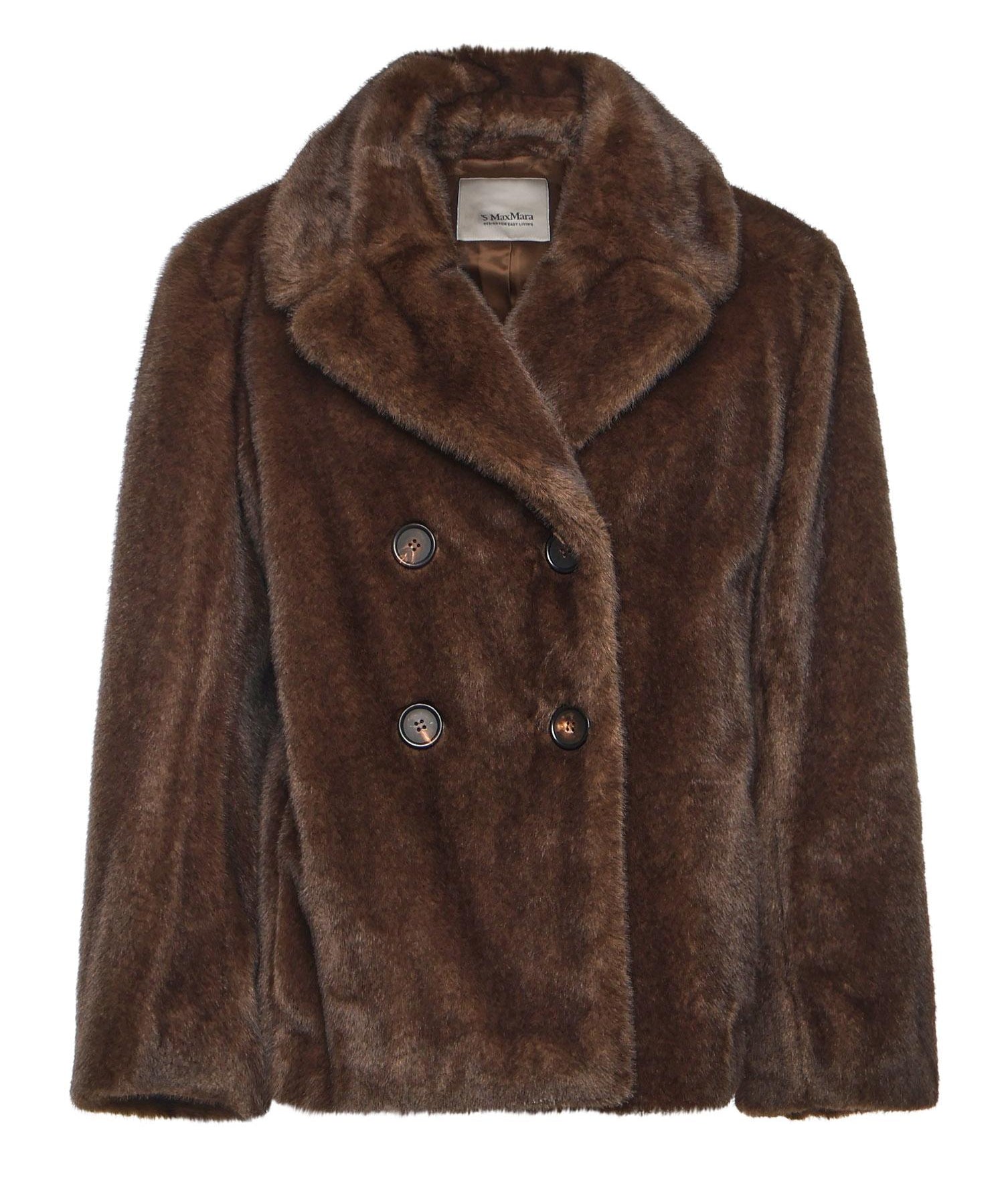 Giacca doppiopetto dalla texture soffice 2529456013600 001 'S MAX MARA 