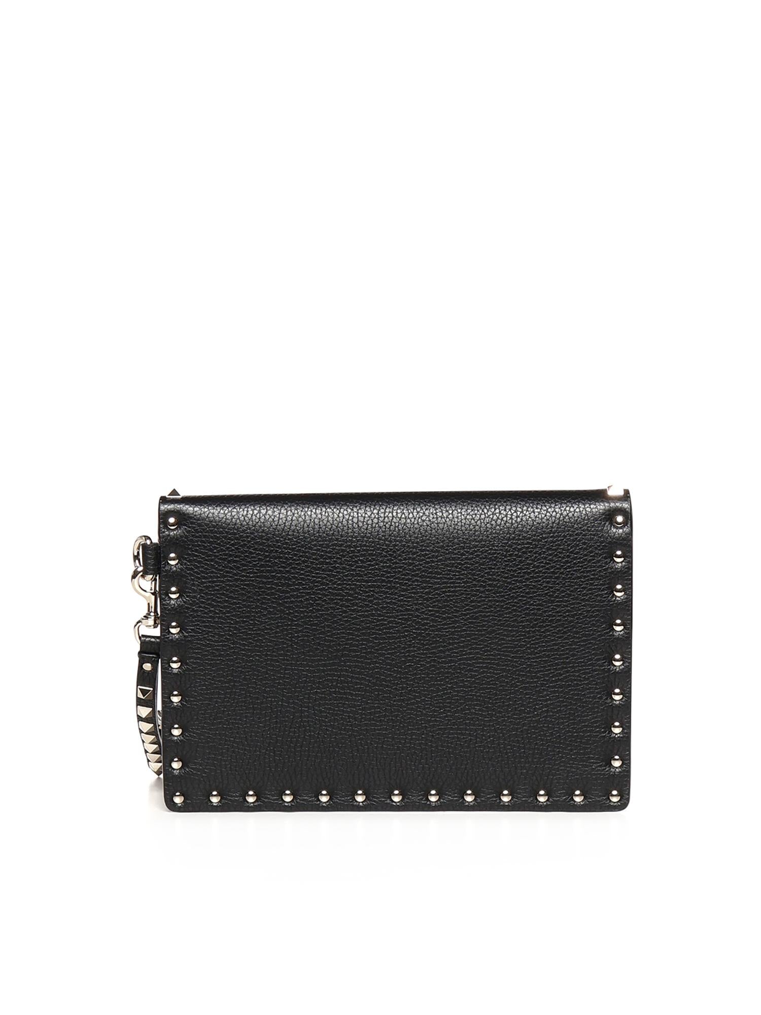 Pouch Rockstud in vitello granato 8W0P0P87 VSH0NO VALENTINO GARAVANI 