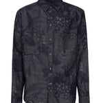 Camicia in denim con paisley MRNE0003 99TTE14S9091 ETRO 