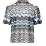 Camicia in viscosa chevron motivo snake DS26SJ03 BR014TS91RM MISSONI 