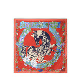 Foulard in seta con stampa 310226 789888002 FERRAGAMO 