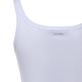 Canotta in cotone a costine F8U09T FU7AVW0800 DOLCE & GABBANA 