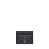 Portacarte in pelle di vitello 423291 BOW011000 SAINT LAURENT 