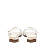 Sandali Fredy cinturino con strass 73SC8V502STR FREDYARGENTO/OFF WHITE V° 73 