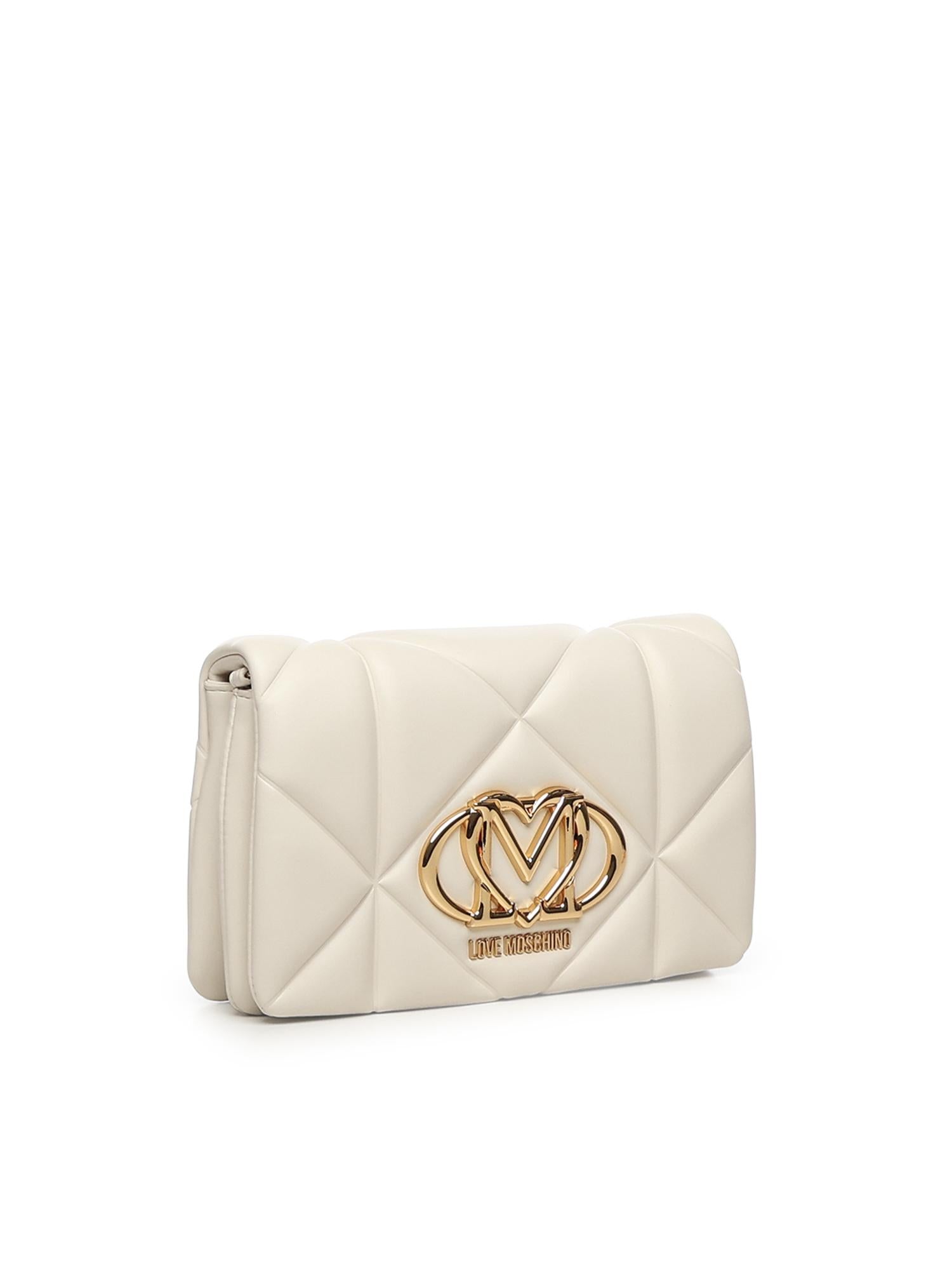 Borsa a tracolla trapuntata Embossed JC4043PP0NLC0 110 LOVE MOSCHINO 