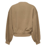 Felpa cropped con logo<BR/> 105510 A2RBM10 PINKO 