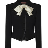 Giacca in Wool Crepe 8B0CE5K0 9Q00NO VALENTINO GARAVANI 