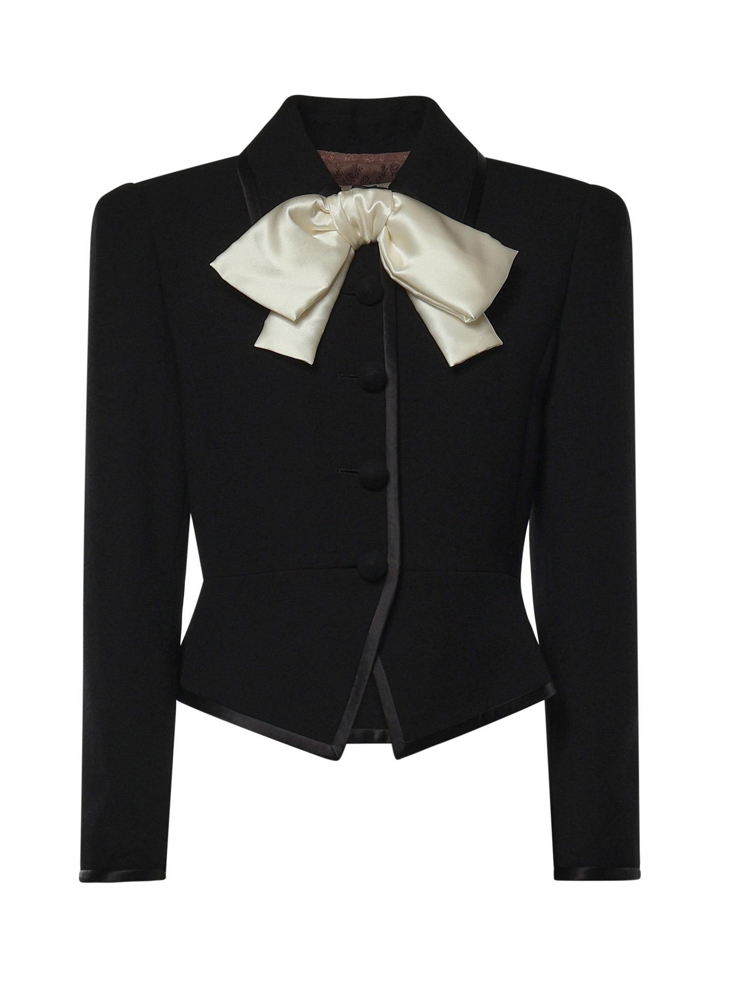 Giacca in Wool Crepe 8B0CE5K0 9Q00NO VALENTINO GARAVANI 