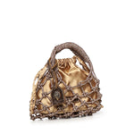 Mini bag in macramè con cristalli 2038260999 BRONZE KURT GEIGER 