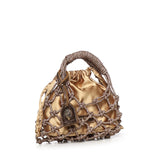 Mini bag in macramè con cristalli 2038260999 BRONZE KURT GEIGER 
