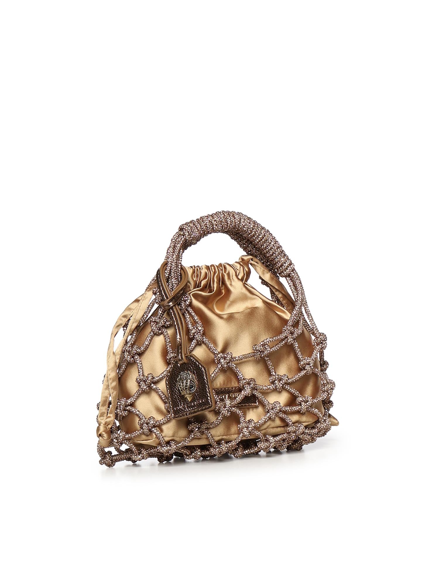 Mini bag in macramè con cristalli 2038260999 BRONZE KURT GEIGER 