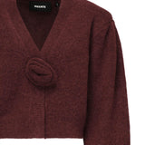 Cardigan in maglia con maniche a sbuffo 114276 2734 ROTATE 