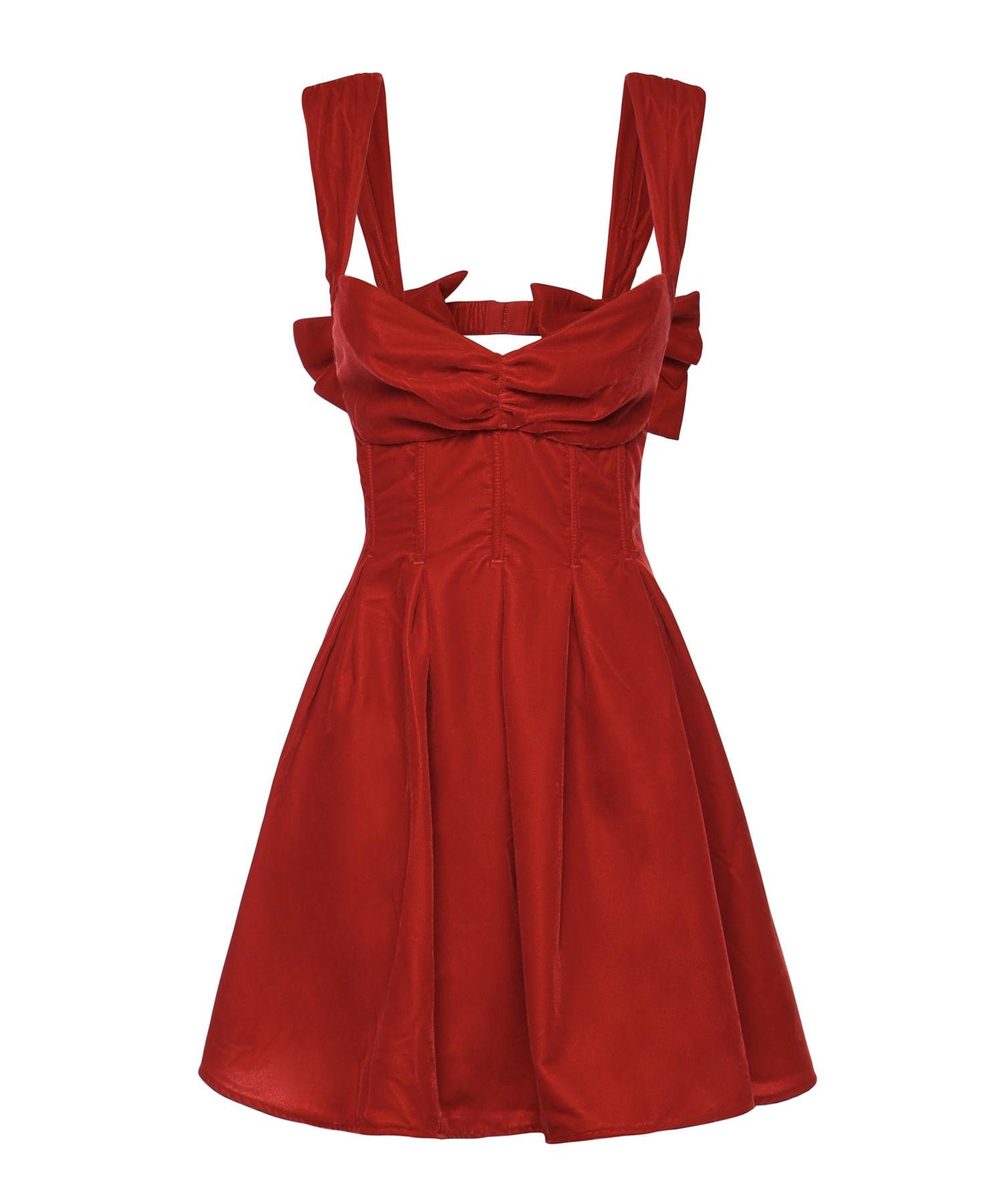 Mini abito August CD3955 RED FOR LOVE & LEMONS 