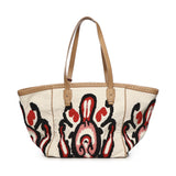 Borsa shopping Marilena con logo 73BS9NA01 MARILENACUOIO/MULTICOLOR V° 73 