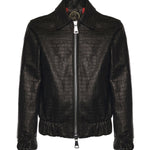 Giubbotto Go Hard in pelle GO HARD COCCONERO GIULIANO GALIANO 