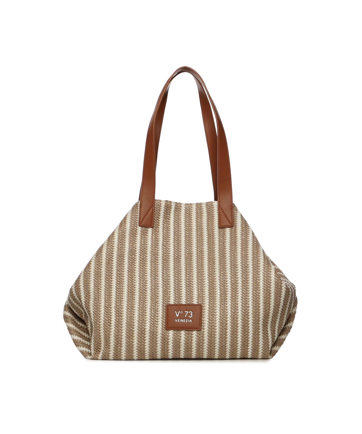 Borsa a spalla con logo 73BS9N701P KARINACUOIO/MULTICOLOR V° 73 