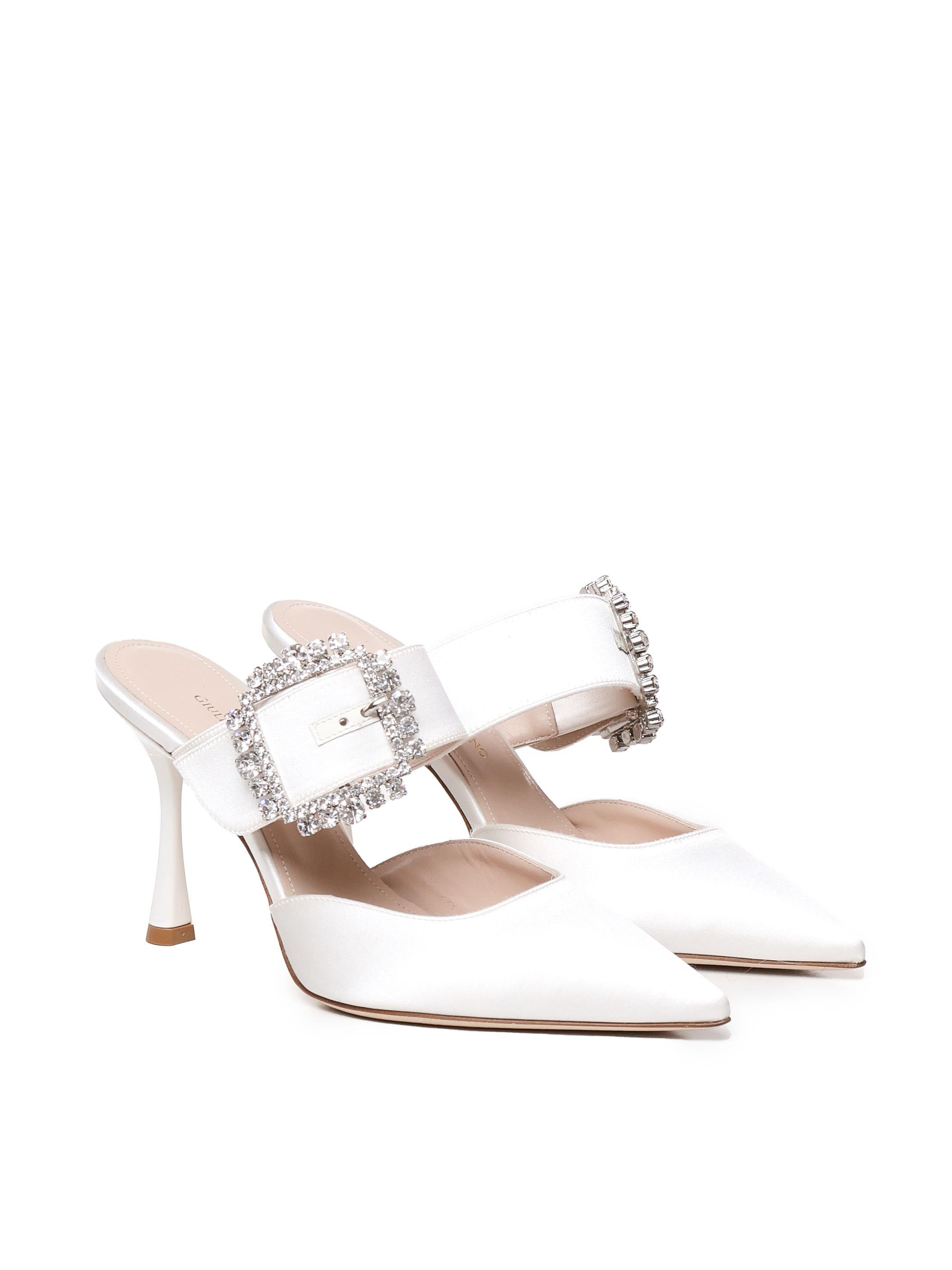 Mules Alena in satin ALENA RASOBIANCO GIULIANO GALIANO 