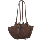 Borsa tote Mochi in pelle scamosciata MOCHI SUEDE NUTMEG YUZEFI 