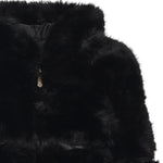 Pelliccia penny con cappuccio 73C19EX02 PENNYNERO V° 73 