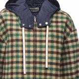 Blouson check con logo ML1268 175XF04QG MIU MIU 