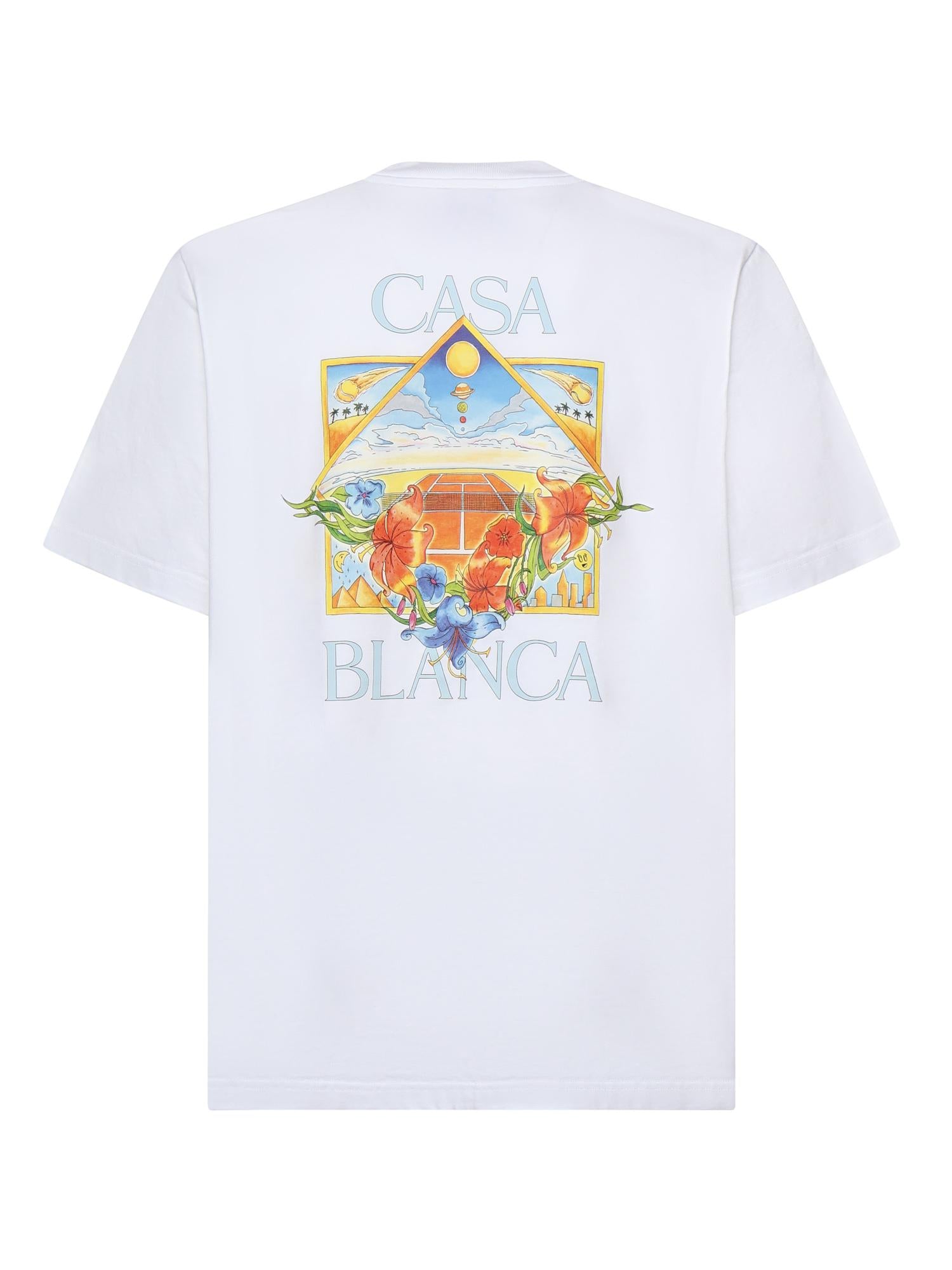 T-shirt in cotone con logo MSS26JTS001 13 CASABLANCA 