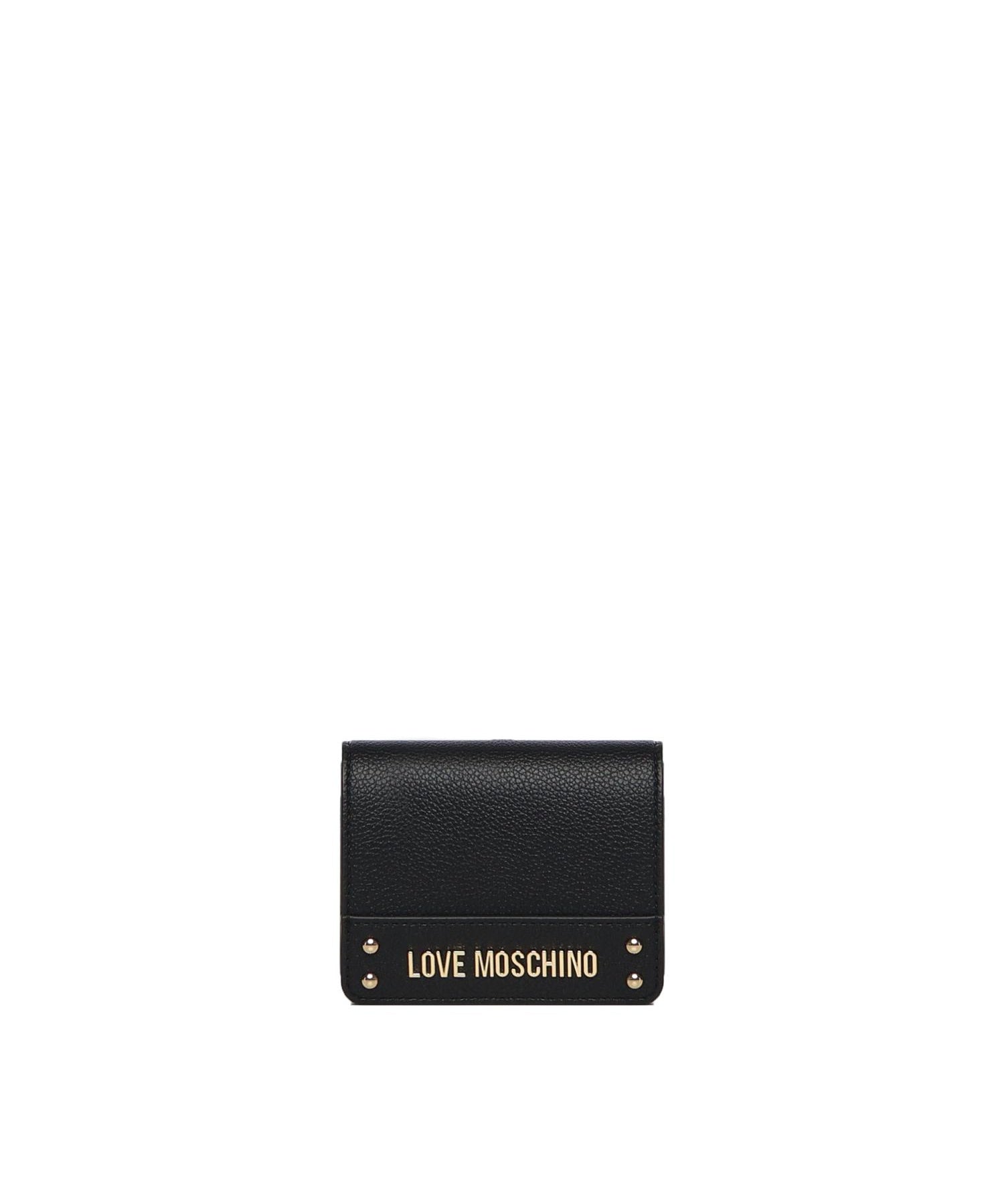Portafoglio piccolo con logo JC5703PP1NLD0 000 LOVE MOSCHINO 