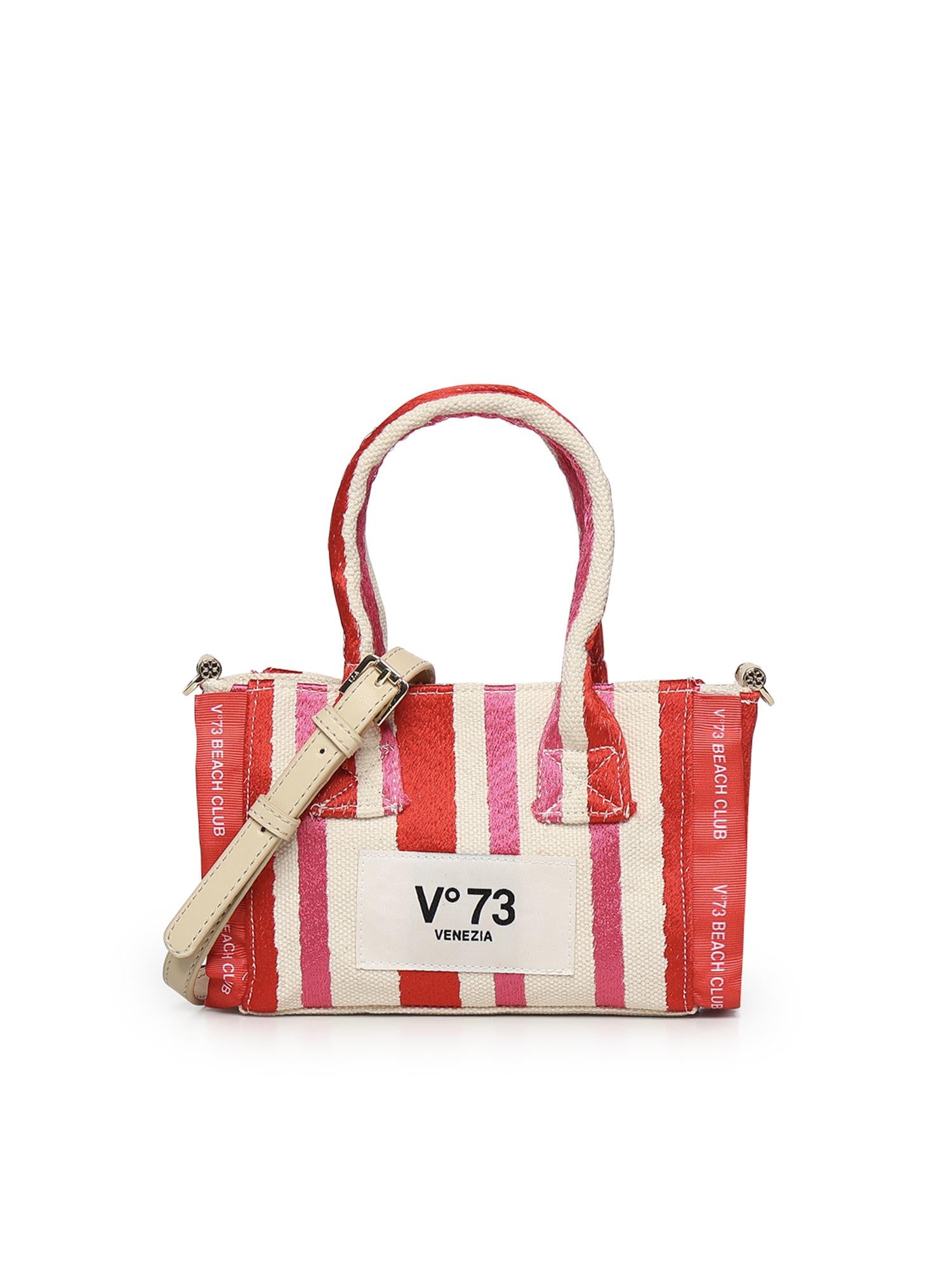 Mini bag con logo 73BS9MV03R ILENEROSSO/MULTICOLOR V° 73 