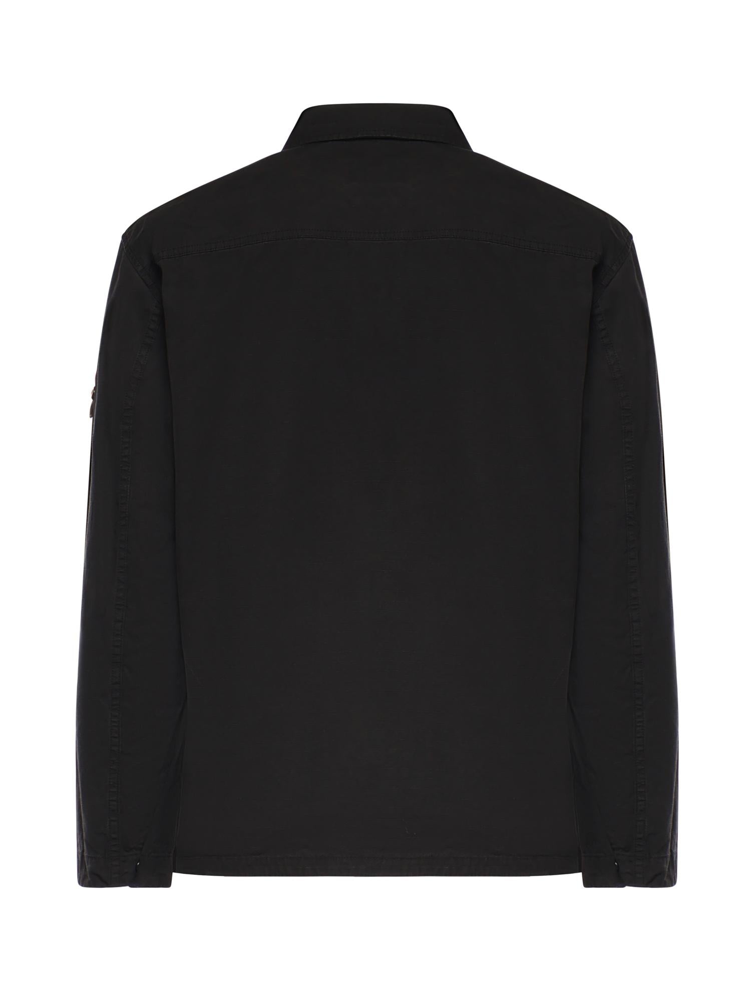 Overshirt in cotone con logo L1S151200005 S0298V0029 STONE ISLAND 