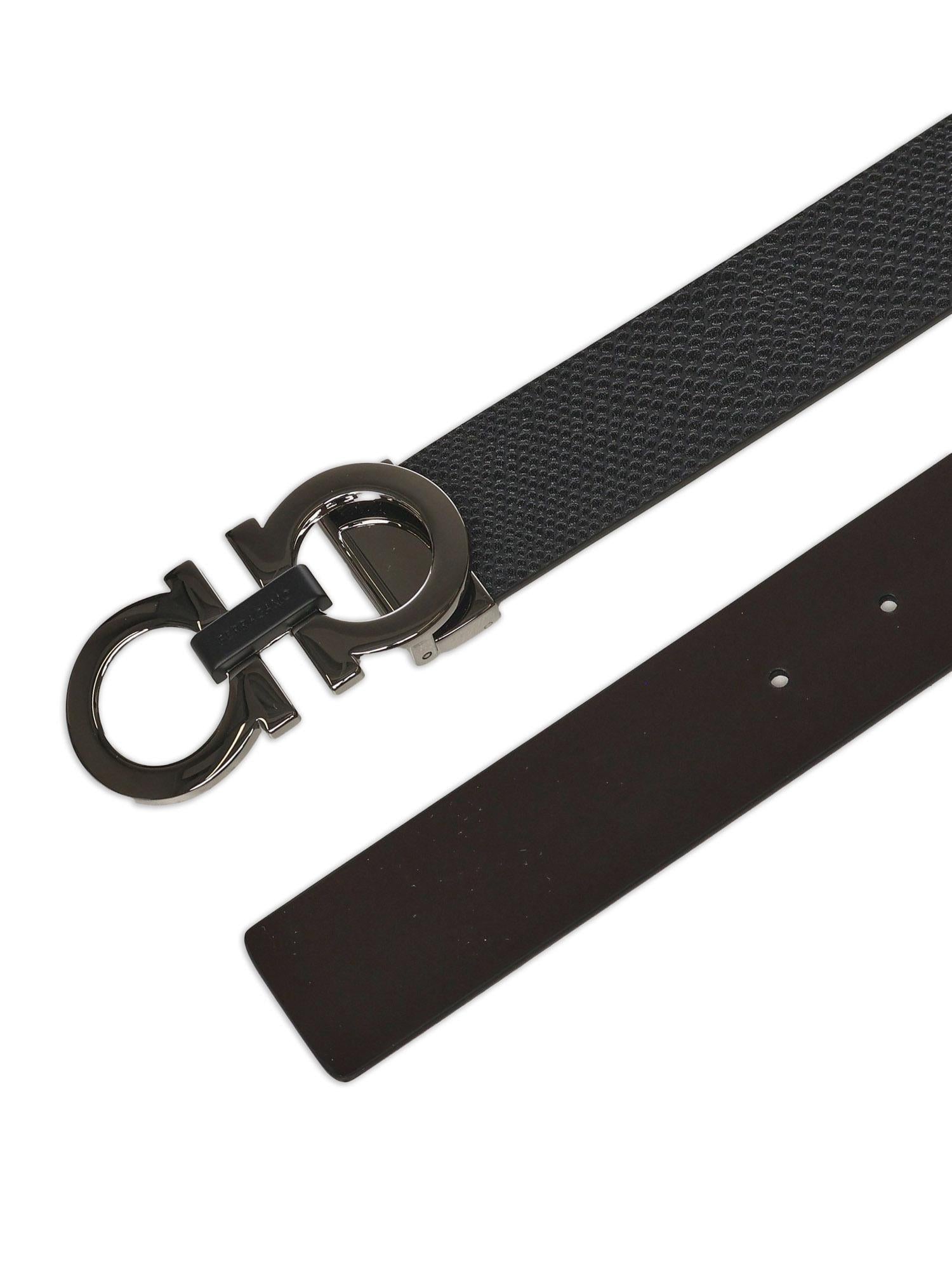 Cintura Gancini in pelle 670391 781607002 FERRAGAMO 