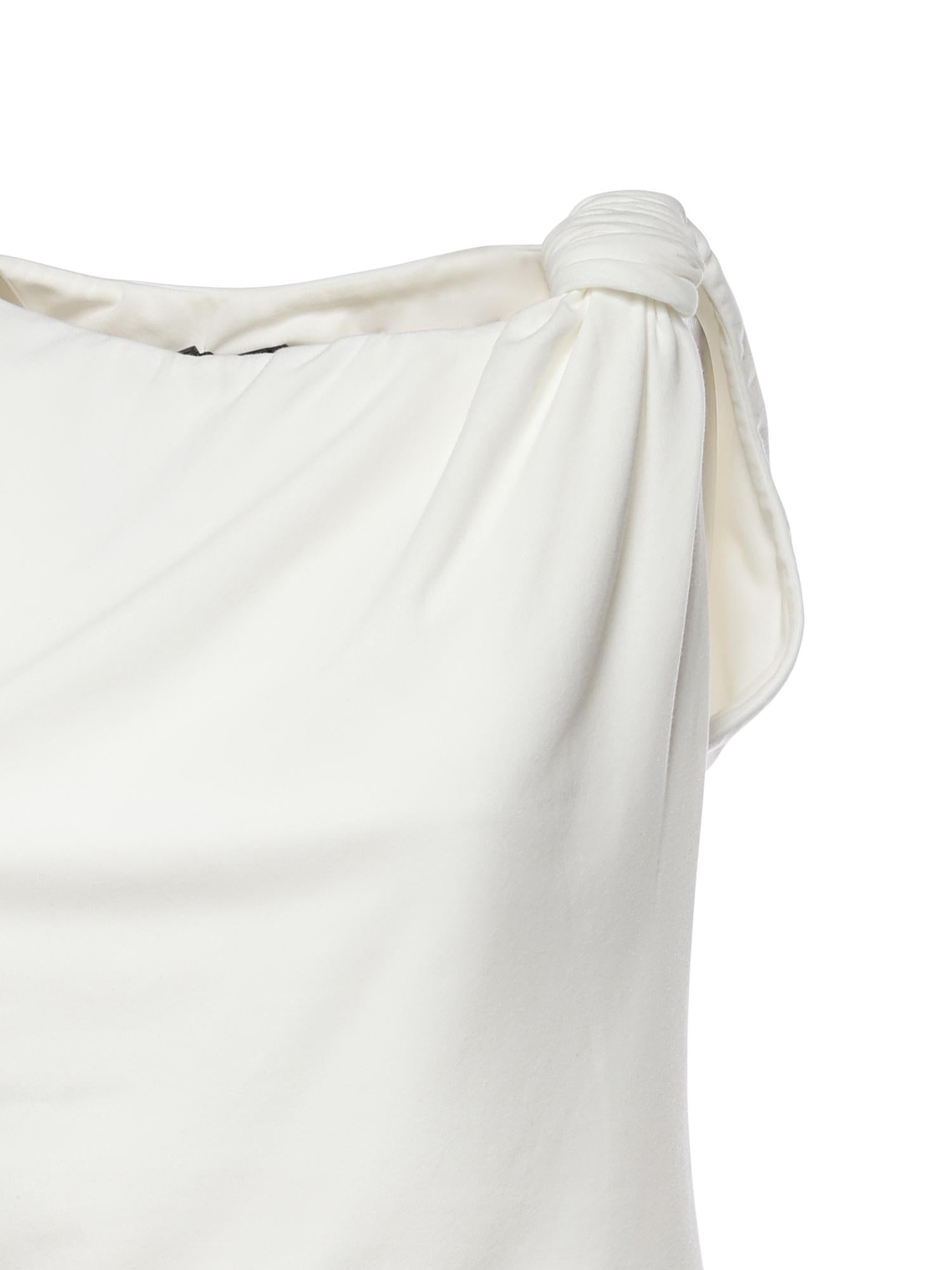 Top asimmetrico in misto cotone 106373 A35DZ05 PINKO 