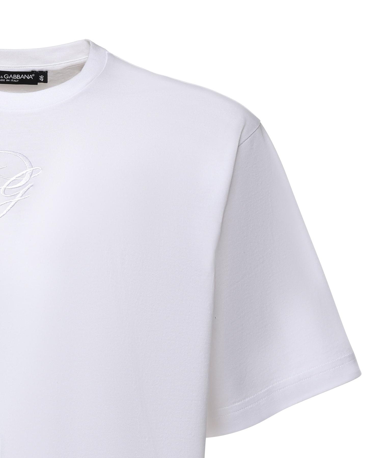 T-shirt con ricamo logo<BR/><BR/> G8PN9Z G7O4EW0800 DOLCE & GABBANA 
