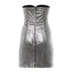 Abito strapless in rete F60EQT GDDHGS0998 DOLCE & GABBANA 