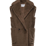 Gilet in Teddy in alpaca e lana 2521276253600 004 MAX MARA 