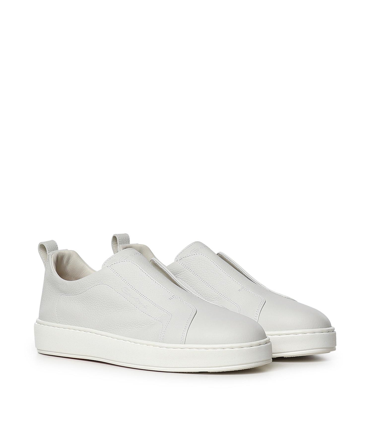 Sneaker slip-on in pelle MBCD22211BART CKAI50 SANTONI 