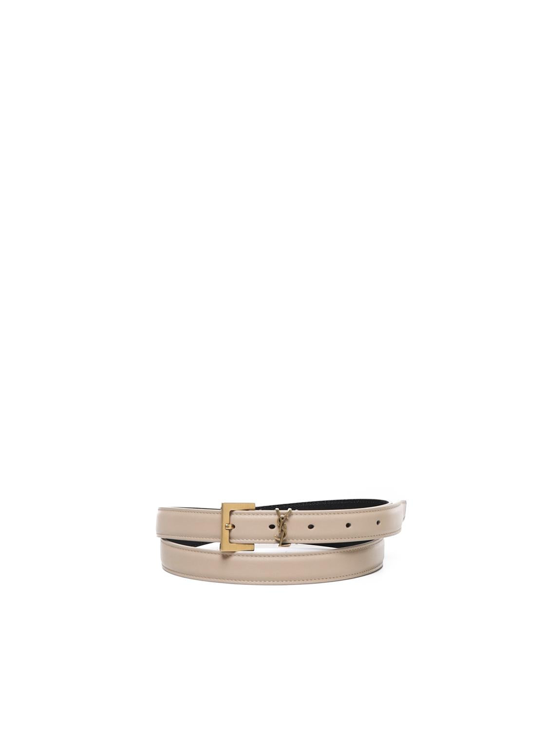 Cassandre cintura sottile in pelle 554465 BOO0W2721 SAINT LAURENT 
