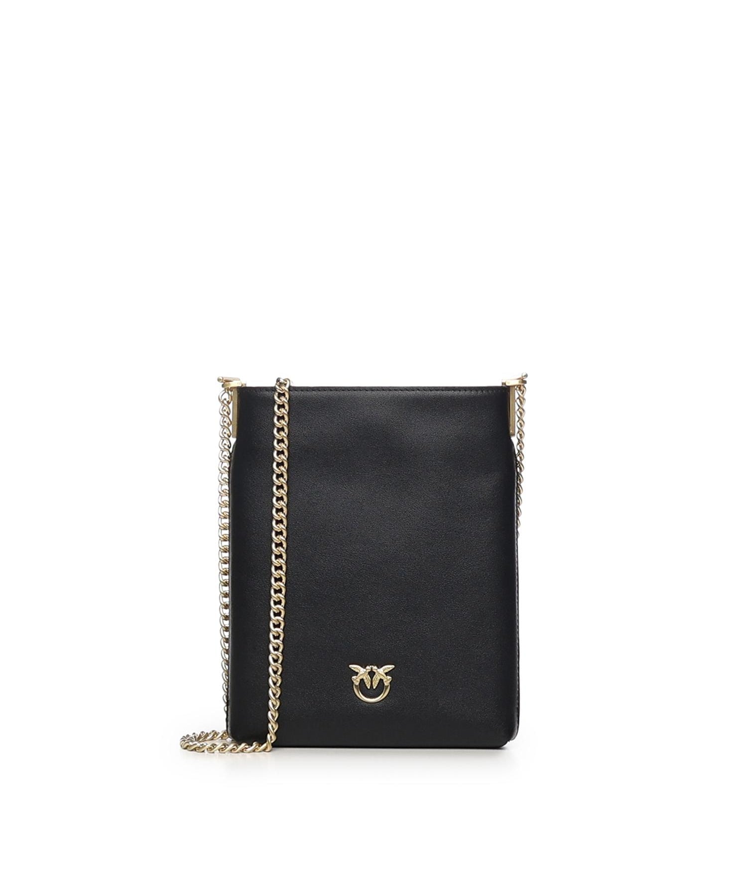 Borsa a tracolla con logo 105352 A0QOZ99V PINKO 