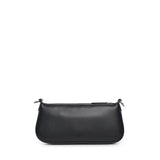 Borsa a spalla piccola Half Moon Horizontal in pelle con strass 105914 A2XQZ99N PINKO 