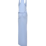 Abito lungo Juno T190147A TJP073CIELO THE ANDAMANE 
