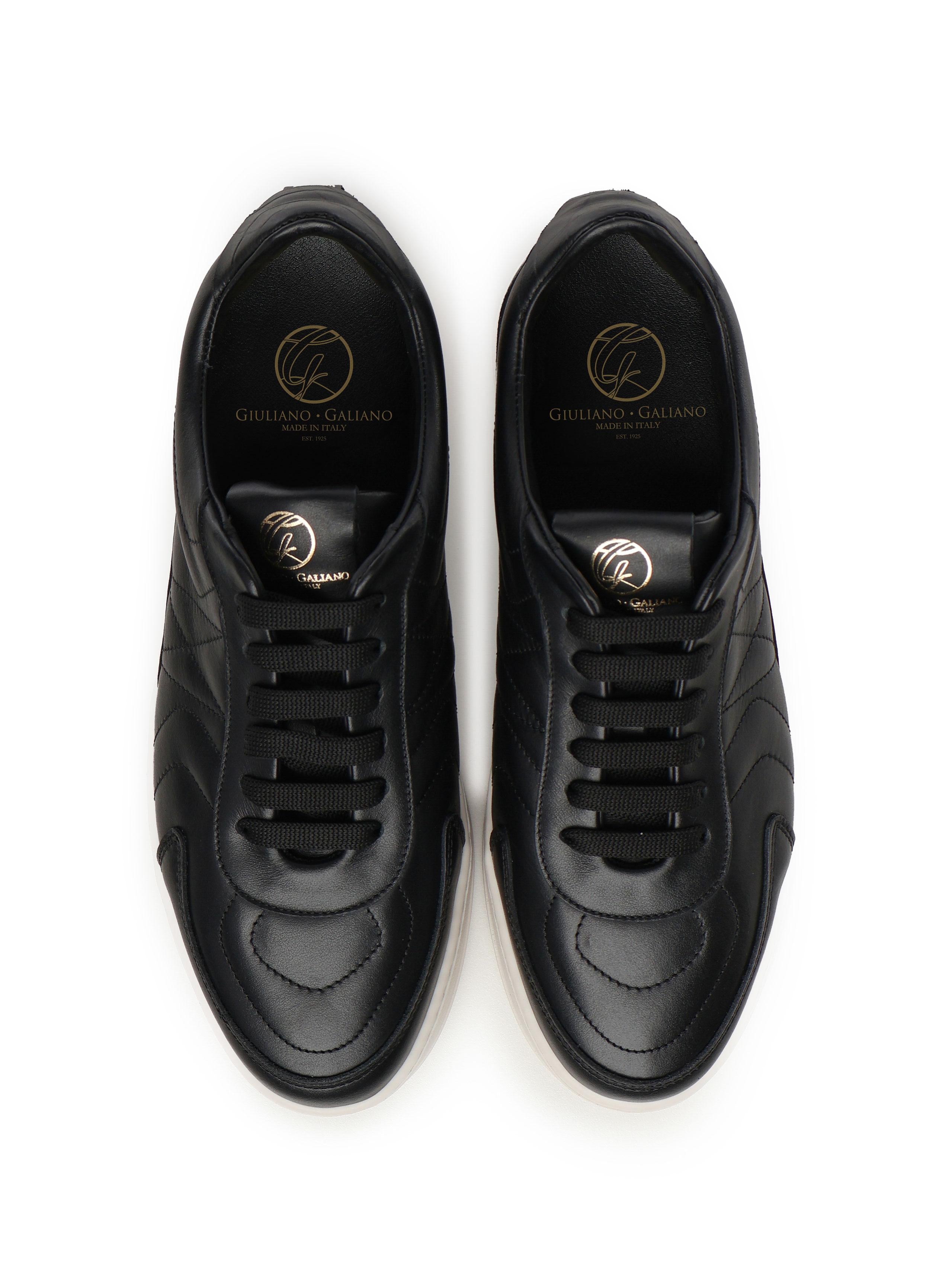 Sneakers Dynasty in nappa DYNASTY NAPPABLACK/BLACK GIULIANO GALIANO 