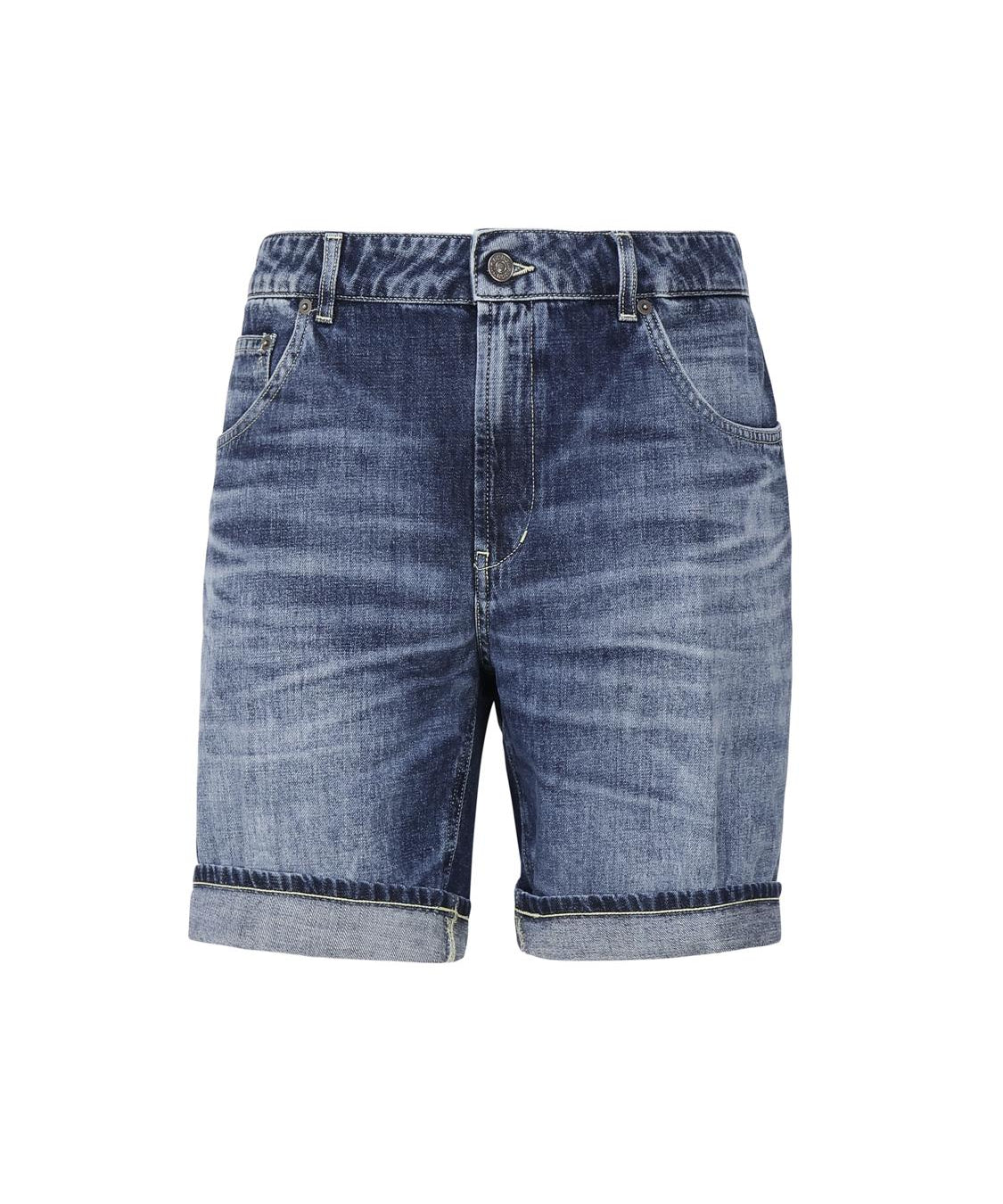 Bermuda in cotone Dereck UP454DF0261U GY6800 DONDUP 