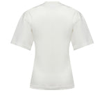 T-shirt con stampa logo in cotone 226JTS168JS0233 0001 COURREGES 