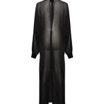 Abito Kim in georgette 25FWNAB-0004 BLACK NINEMINUTES 